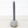 Sustainable Concrete Geometric Chunky Candle Holder, thumbnail 2 of 12