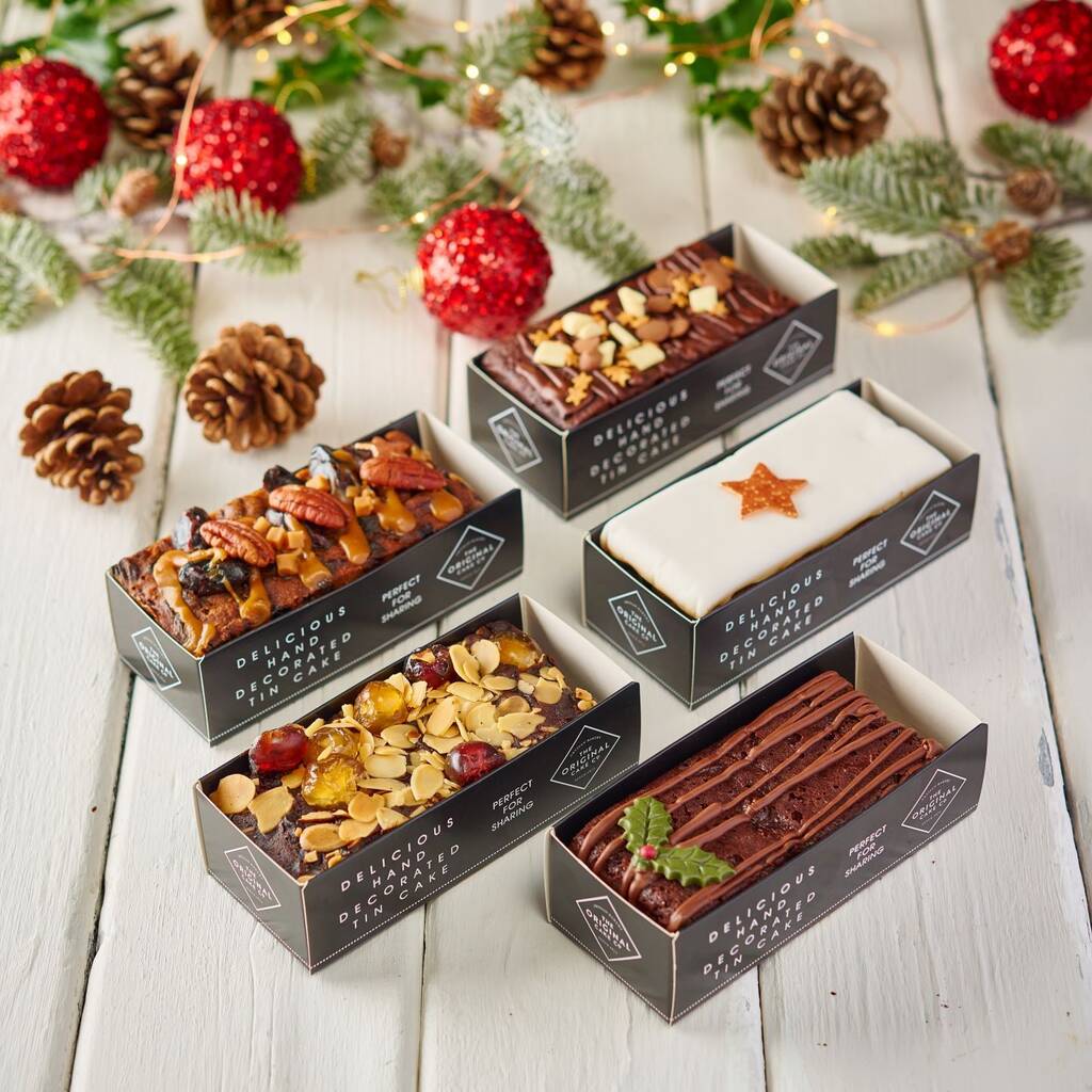 Deluxe Festive Cake Selection Five Piece, 1 of 6