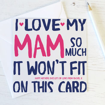 Mother's Day Card 'I Love My / We Love Our Mum So Much', 4 of 6