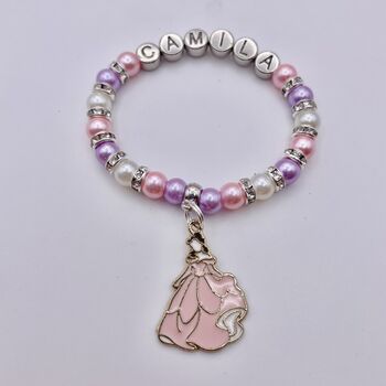 Personalised Princess Or Fairy Charm Bracelet, 6 of 12