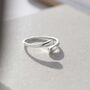 Sterling Silver Adjustable Flow Ring, thumbnail 4 of 8