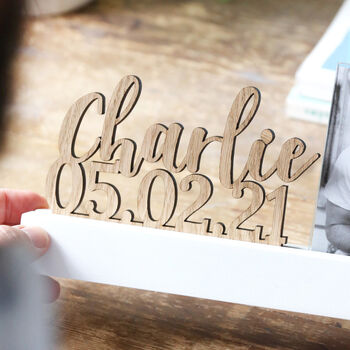Personalised Cut Out Word 4' x 4' Photo Frame, 2 of 2