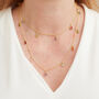 Multi Gemstone Gold Plated Silver Chain Long Necklace, thumbnail 6 of 12