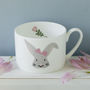 Easter Bunny Personalised Hand Decorated Child's China, thumbnail 1 of 5