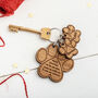 Personalised Paw Print Keyring For Pet Parent, thumbnail 3 of 4
