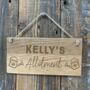 Personalised Wooden Allotment Sign, thumbnail 1 of 2