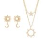 Sun And Star Gift Set | Necklace And Drop Earrings, thumbnail 2 of 5