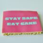 Stay Safe Eat Cake Postcake, thumbnail 3 of 5