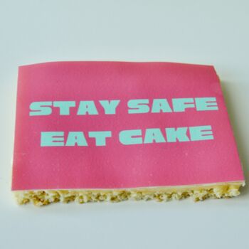 Stay Safe Eat Cake Postcake, 3 of 5