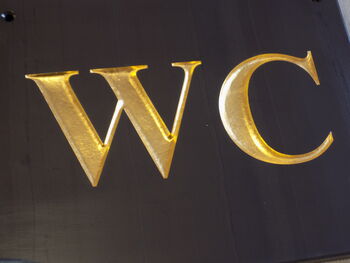 Personalised Gold Leaf Signs, 3 of 12