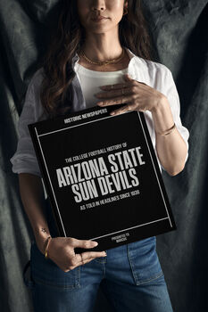 Arizona State Sun Devils College Football Personalised Newspaper History Book, 10 of 12