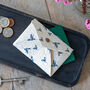 Pinatex Pineapple Fabric Hummingbird Design Card Holder, thumbnail 2 of 4