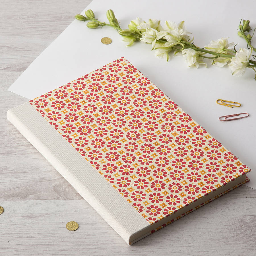 floral journal by harris & jones | notonthehighstreet.com