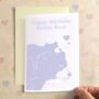 Personalised Bear And Cub Birthday Card, thumbnail 1 of 4