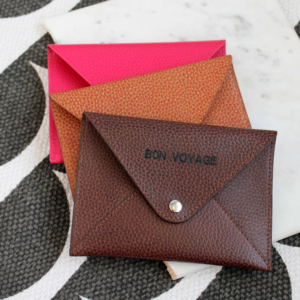 personalised pink passport holder by posh totty designs creates