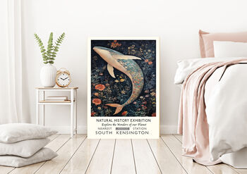 Natural History Museum Botanical Whale Art Print, 2 of 4