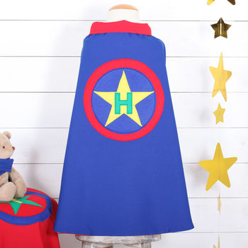 Personalised Superhero Star Dressing Up Cape, 6 of 6