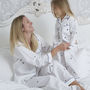 Personalised Girl's Embroidered Star Cotton Pyjamas, thumbnail 5 of 7