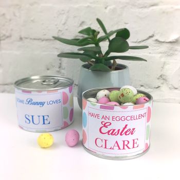 Personalised Easter Eggs Tin With Mini Eggs, 6 of 11
