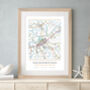 Your Favourite Place Personalised Map Print, thumbnail 1 of 7