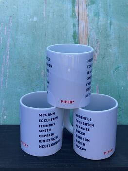 Mug For Doctor Who Fans Will Billie Piper Be The Next, 4 of 4