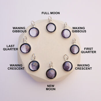 Personalised Moon Phase Charm, 3 of 8