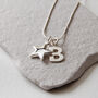 Personalised Sterling Silver Initial Charm Necklace, thumbnail 1 of 3