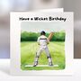 Cricket Fan Birthday Card, thumbnail 1 of 2
