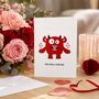 Funny Monster Valentine’s Card, thumbnail 4 of 6