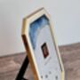 Isaac Jacobs White And Gold Octagonal Photo Frame, thumbnail 3 of 3