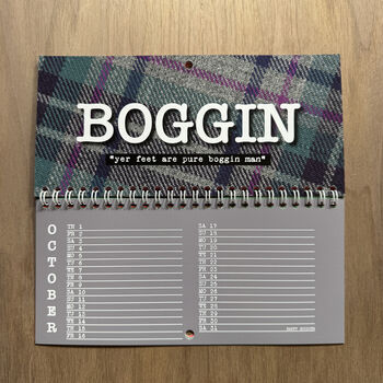 Scottish Insults Calendar 2026 By Hiya Pal, 5 of 6