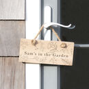 oak flower in the garden sign by oh so cherished | notonthehighstreet.com