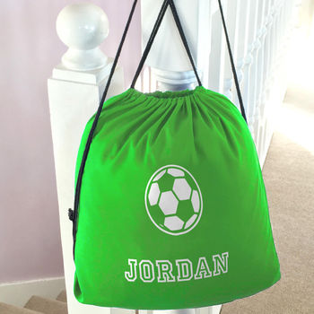 Personalised Traditional Cotton Pe Gym Bag, 2 of 5