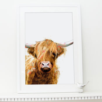 Highland Cow Art Print, 2 of 4