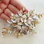 Gold Leaf Bridal Hair Comb, thumbnail 2 of 3