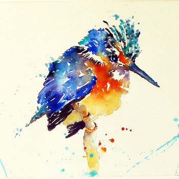 Kingfisher Painting, 2 of 2