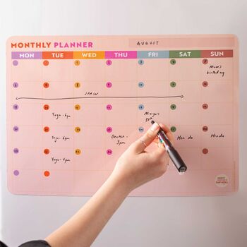A3 Magnetic Monthly Planner | Fridge Magnet Planner, 2 of 3