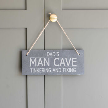 Personalised Slate Man Cave Sign, 2 of 2