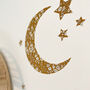 Liberty Fabric Moon And Stars Wall Stickers, thumbnail 4 of 7