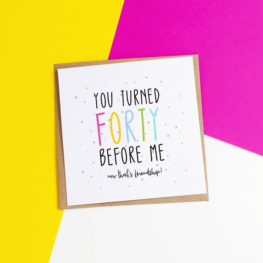 Funny Older Than Me Birthday Card By Snappy Crocodile Designs