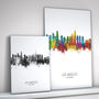 Los Angeles Skyline Portrait Print And Box Canvas, thumbnail 2 of 5