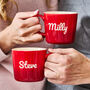 Personalised Set Of Two Bone China Ombre Mugs, thumbnail 1 of 7