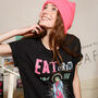 Eat Drink And Be Mary Women's Christmas T Shirt, thumbnail 7 of 8