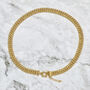 18k Gold Vermeil Plated Woven Necklace, thumbnail 4 of 7
