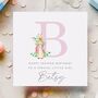 Peter Rabbit Initial Son Birthday Card *Fully Personalised, thumbnail 2 of 2