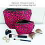 Cotton Tiger And Leopard Print Travel Bags Gift Set, thumbnail 10 of 12