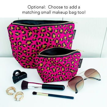 Cotton Tiger And Leopard Print Travel Bags Gift Set, 10 of 12