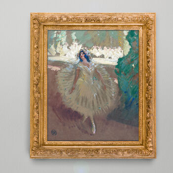 Vintage Ballerina Print Framed Or Unframed Circa 1911, 7 of 12