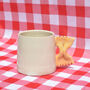Tapered Mug With Pasta Handle, thumbnail 3 of 3