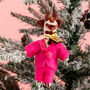 Personalised Felt Giraffe Christmas Tree Decoration, thumbnail 1 of 2